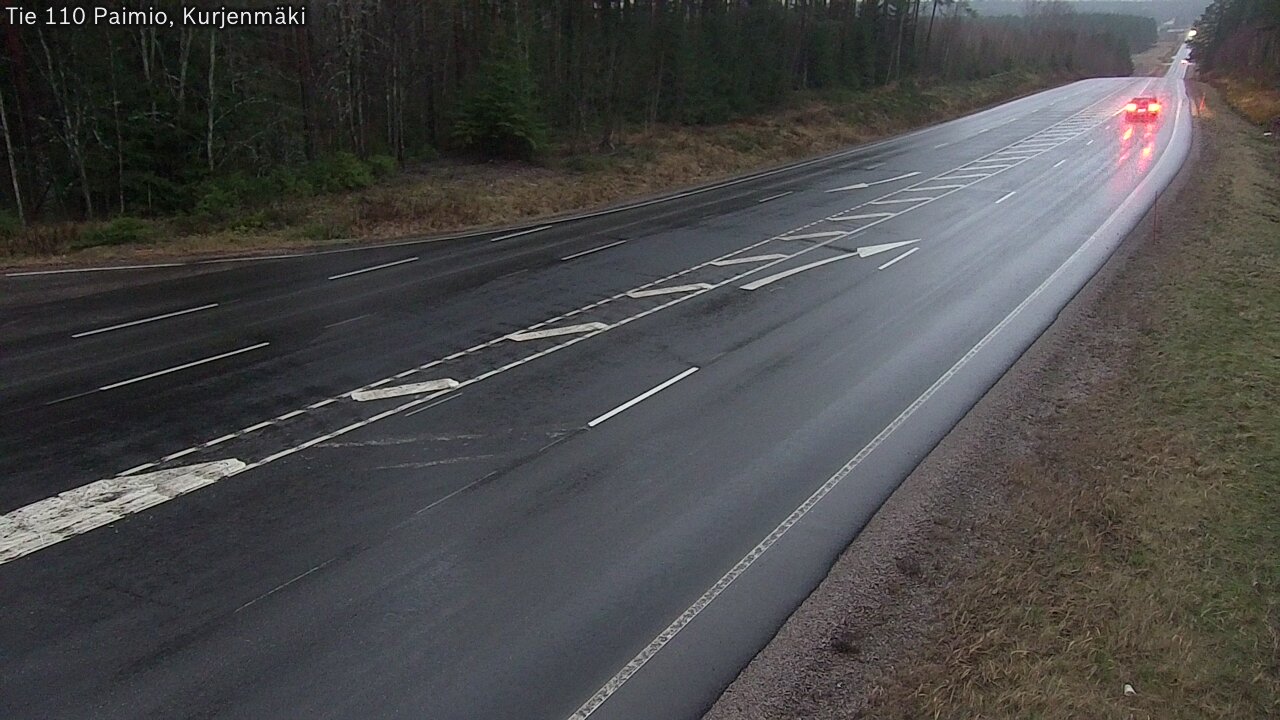 Weather Camera Image Väg 110 Paimio, Kurjenmäki, Paimio, Varsinais-Suomi