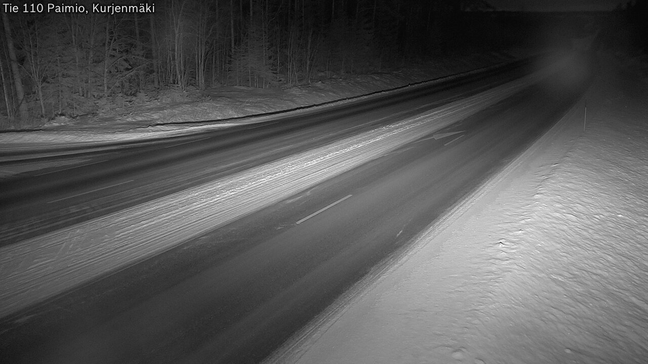 Weather Camera Image Väg 110 Paimio, Kurjenmäki, Paimio, Varsinais-Suomi