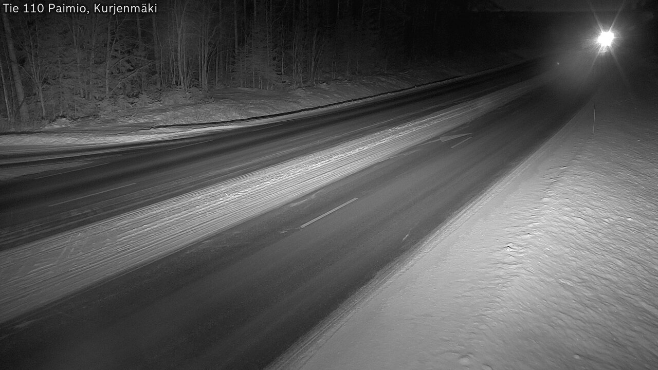 Weather Camera Image Väg 110 Paimio, Kurjenmäki, Paimio, Varsinais-Suomi