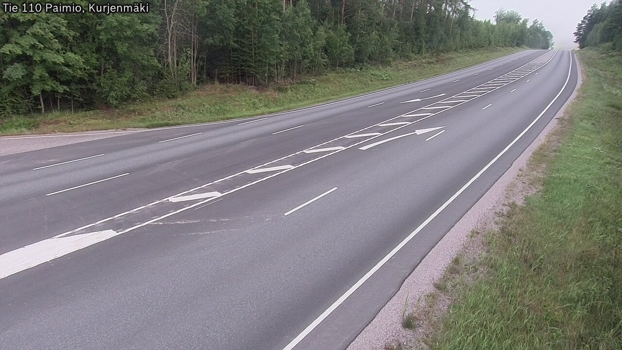 Weather Camera Image Väg 110 Paimio, Kurjenmäki, Paimio, Varsinais-Suomi