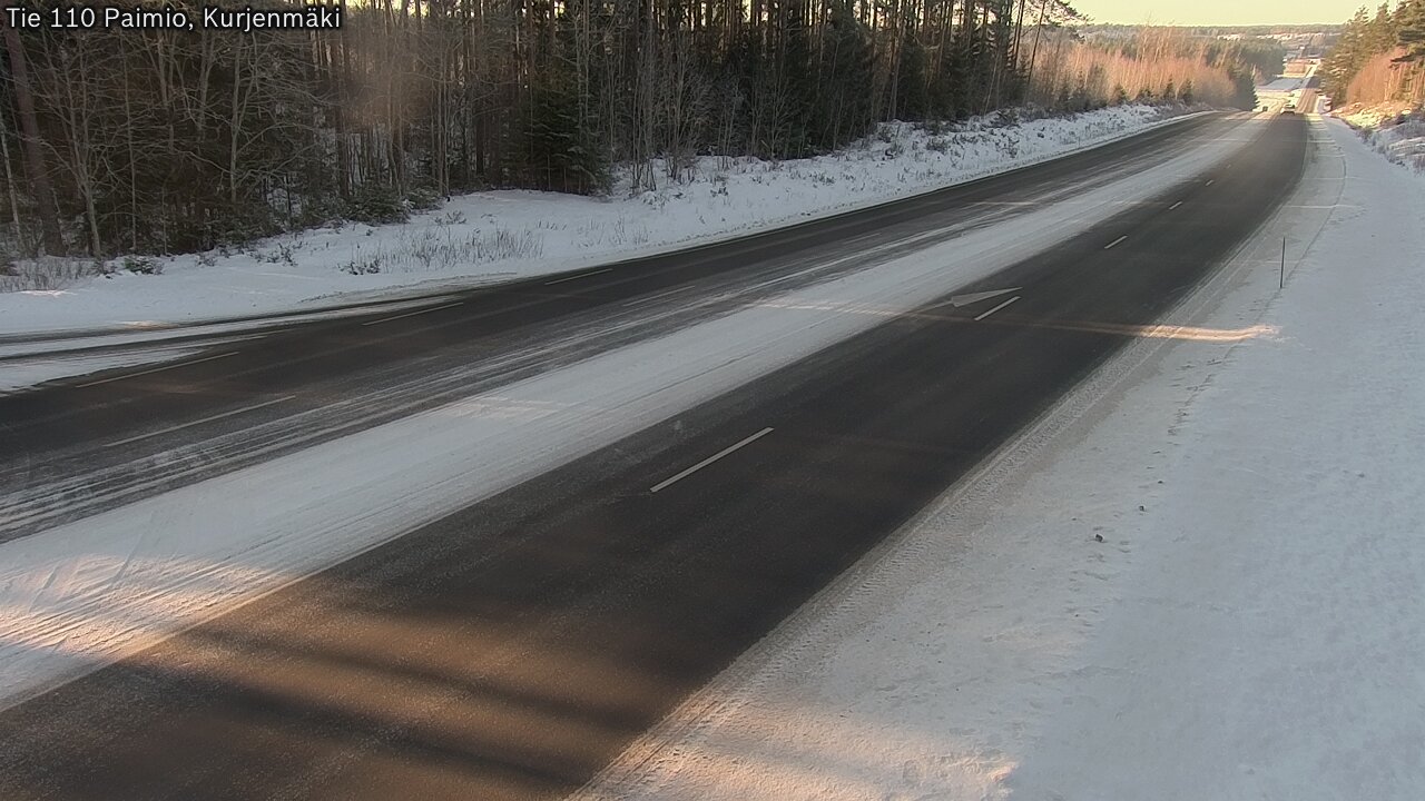 Weather Camera Image Road 110 Paimio, Kurjenmäki, Paimio, Varsinais-Suomi