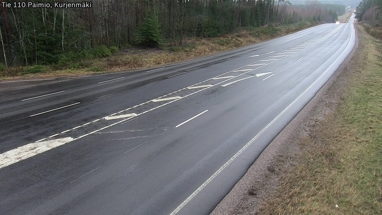Weather Camera Image Väg 110 Paimio, Kurjenmäki, Paimio, Varsinais-Suomi