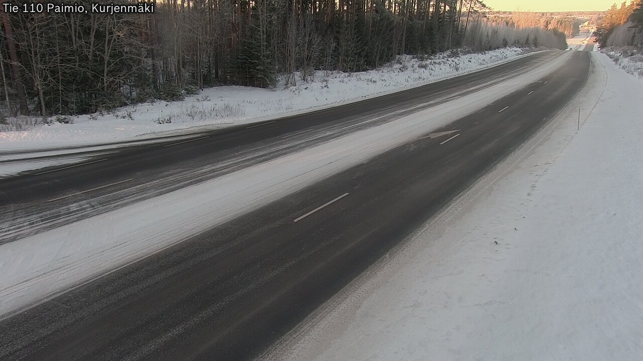 Weather Camera Image Road 110 Paimio, Kurjenmäki, Paimio, Varsinais-Suomi
