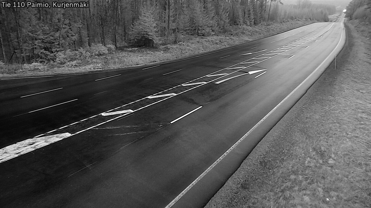 Weather Camera Image Väg 110 Paimio, Kurjenmäki, Paimio, Varsinais-Suomi