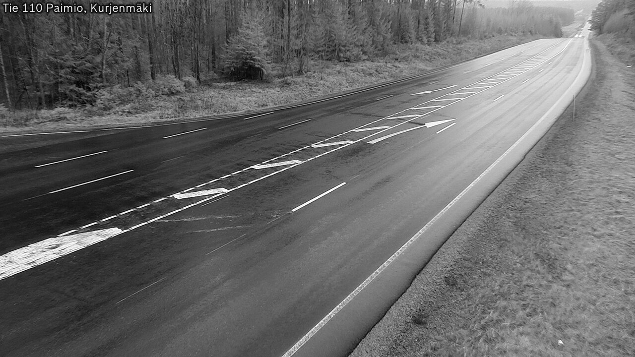 Weather Camera Image Väg 110 Paimio, Kurjenmäki, Paimio, Varsinais-Suomi