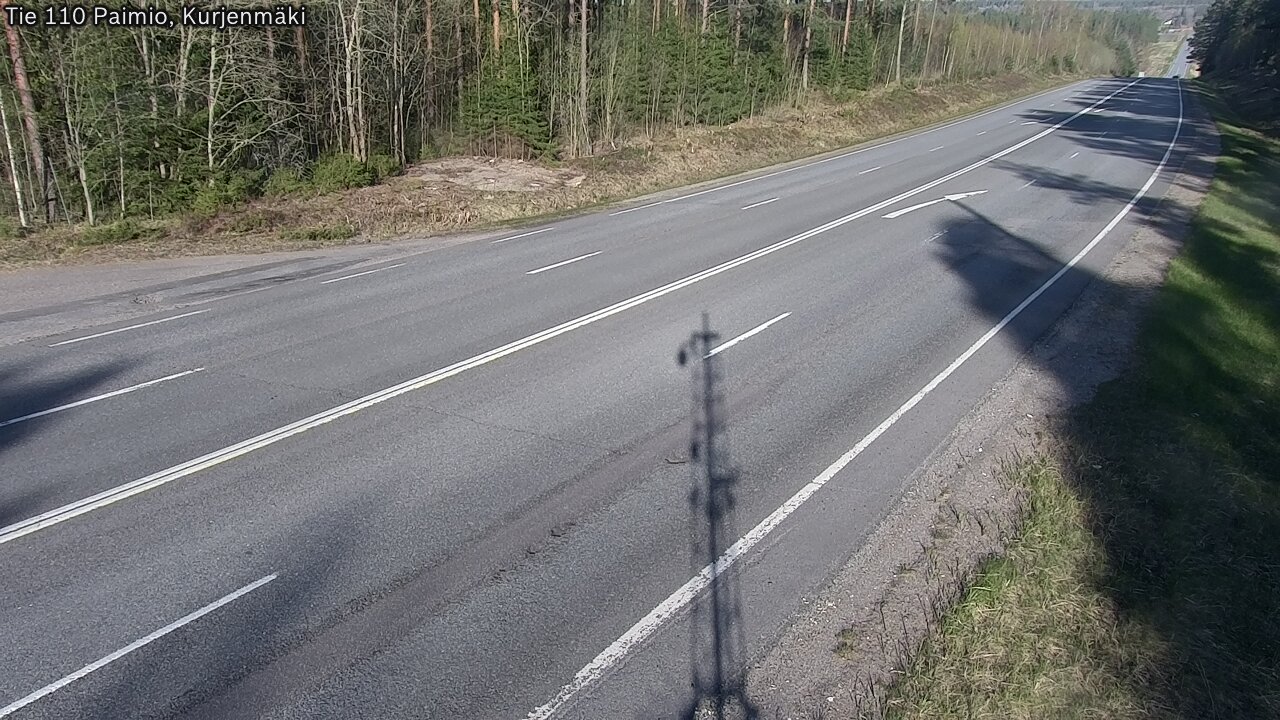 Weather Camera Image Väg 110 Paimio, Kurjenmäki, Paimio, Varsinais-Suomi