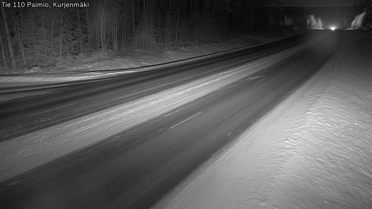 Weather Camera Image Väg 110 Paimio, Kurjenmäki, Paimio, Varsinais-Suomi
