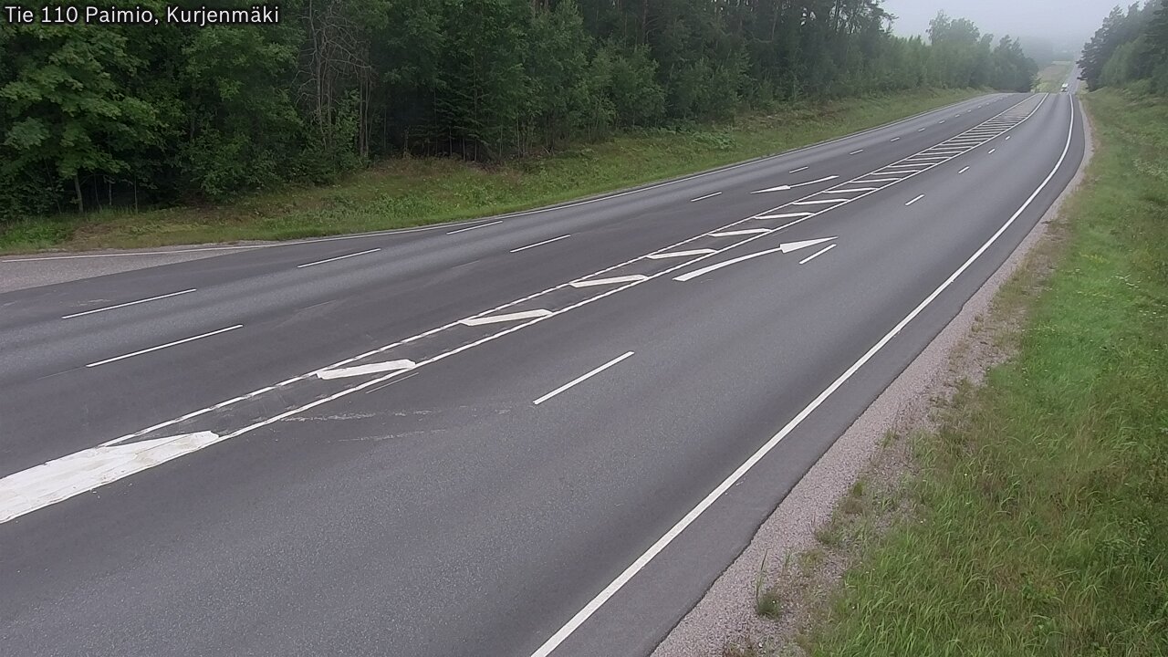Weather Camera Image Road 110 Paimio, Kurjenmäki, Paimio, Varsinais-Suomi
