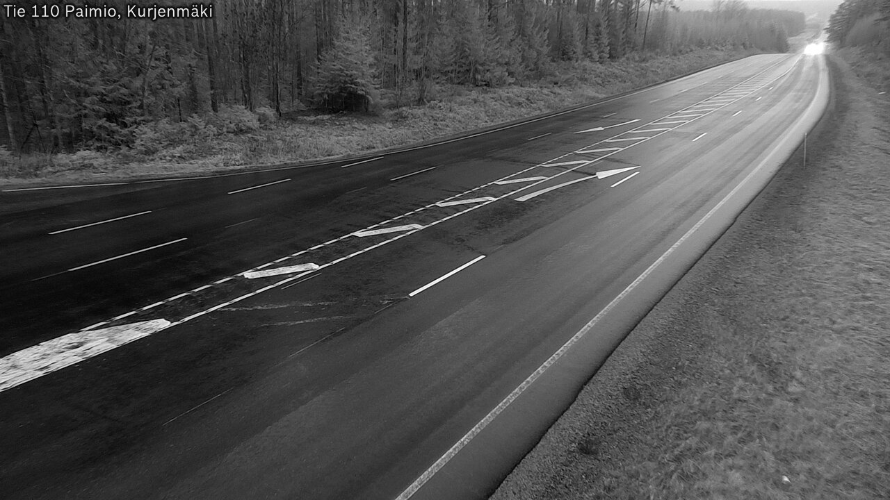 Weather Camera Image Väg 110 Paimio, Kurjenmäki, Paimio, Varsinais-Suomi