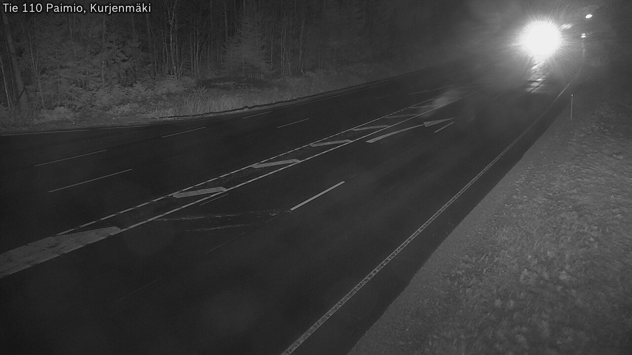 Weather Camera Image Väg 110 Paimio, Kurjenmäki, Paimio, Varsinais-Suomi