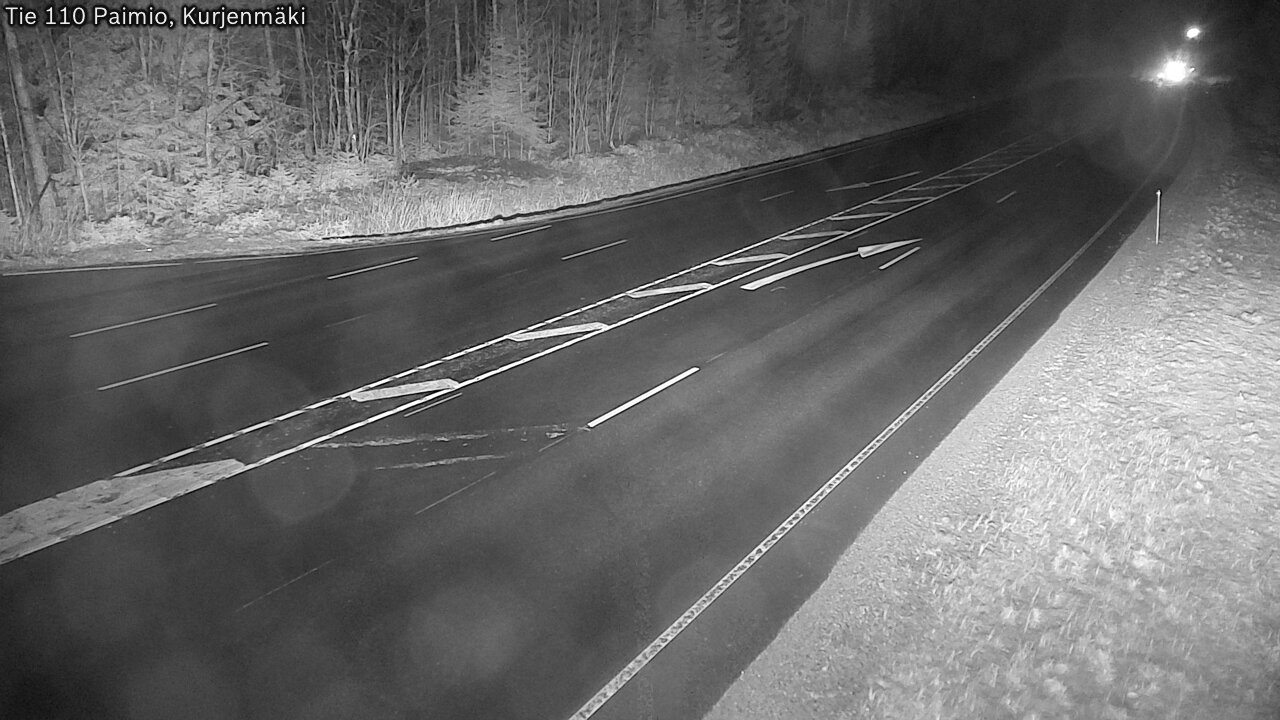 Weather Camera Image Väg 110 Paimio, Kurjenmäki, Paimio, Varsinais-Suomi