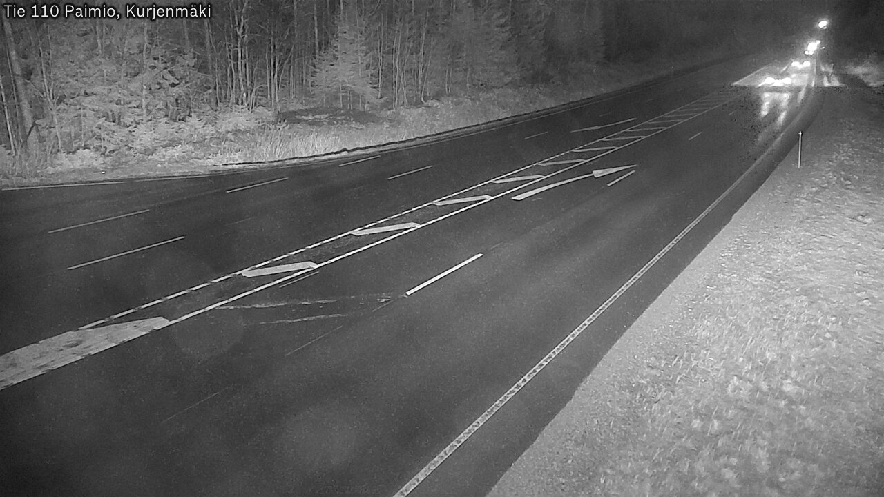 Weather Camera Image Väg 110 Paimio, Kurjenmäki, Paimio, Varsinais-Suomi