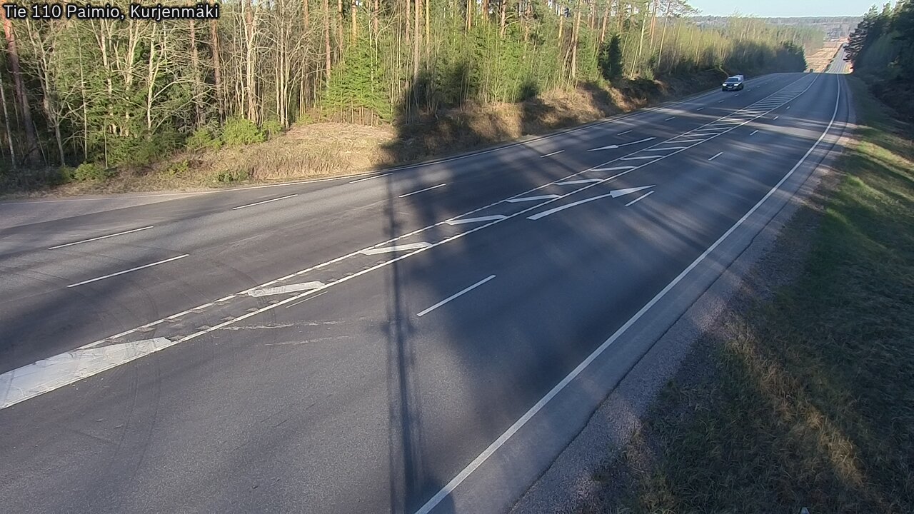 Weather Camera Image Väg 110 Paimio, Kurjenmäki, Paimio, Varsinais-Suomi