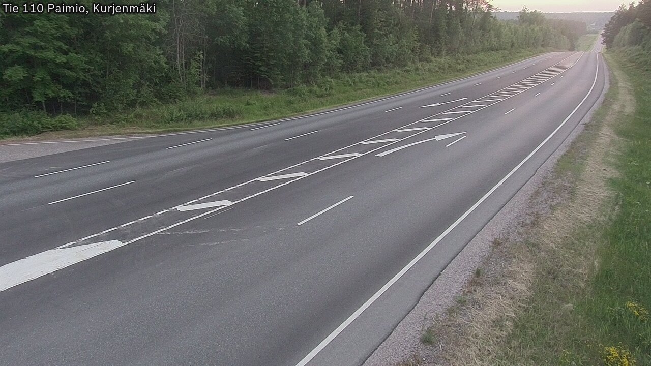 Kelikamerat Kuva Tie 110 Paimio, Kurjenmäki, Paimio, Varsinais-Suomi