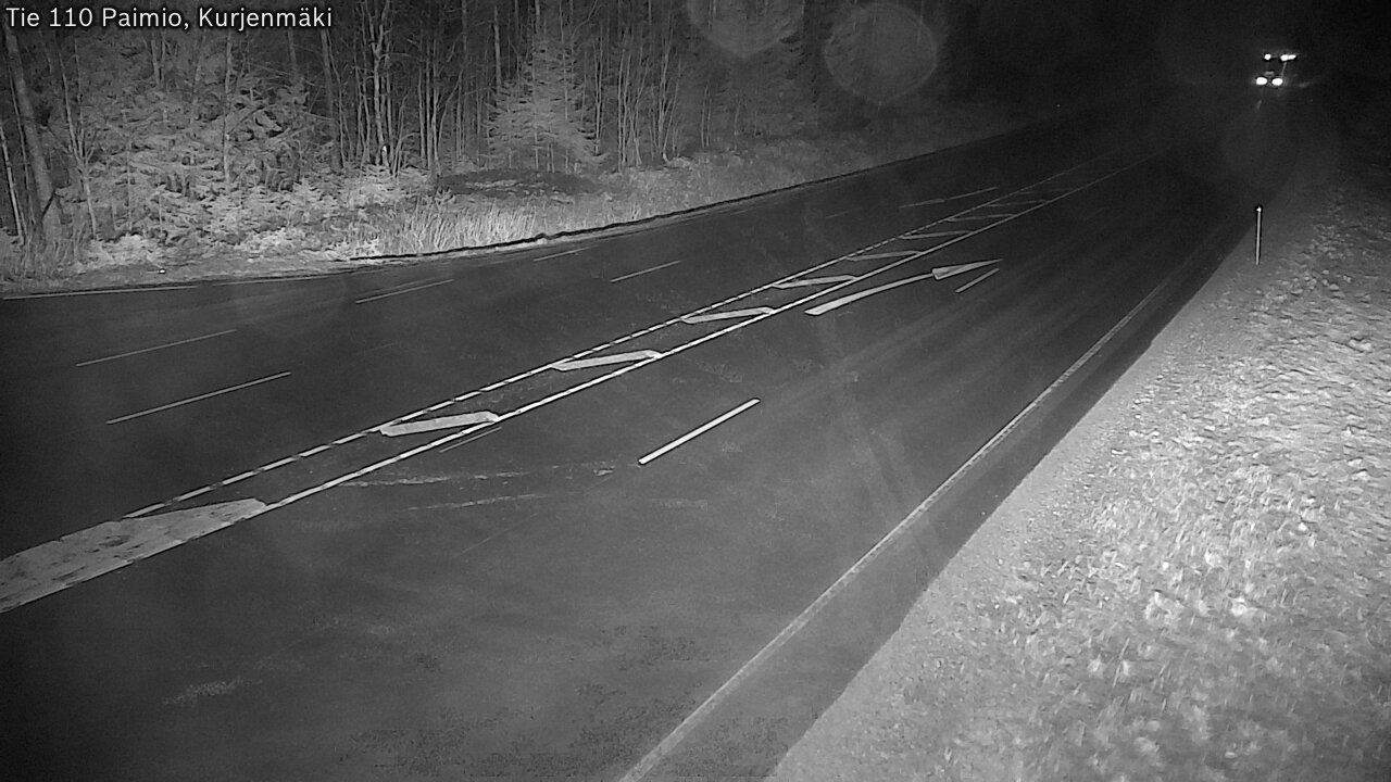 Weather Camera Image Väg 110 Paimio, Kurjenmäki, Paimio, Varsinais-Suomi