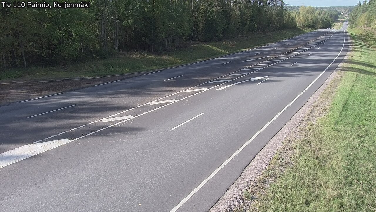 Weather Camera Image Road 110 Paimio, Kurjenmäki, Paimio, Varsinais-Suomi