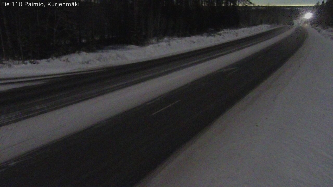 Weather Camera Image Väg 110 Paimio, Kurjenmäki, Paimio, Varsinais-Suomi