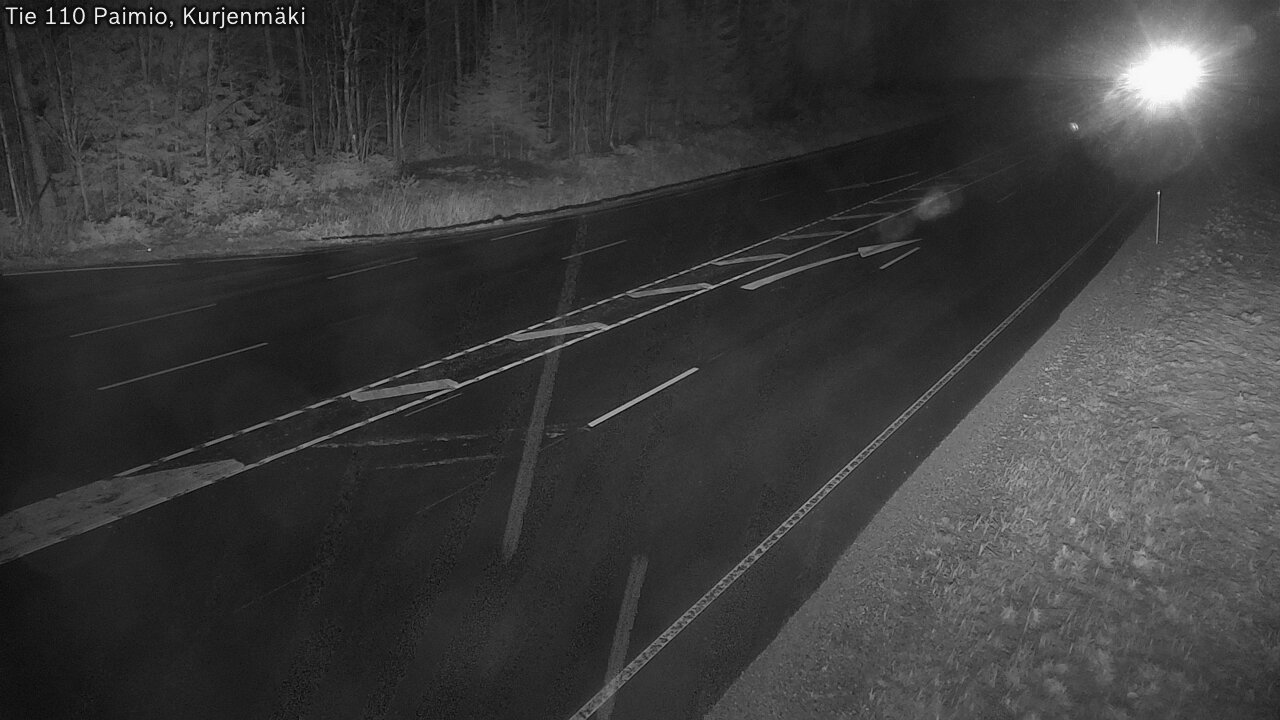 Weather Camera Image Väg 110 Paimio, Kurjenmäki, Paimio, Varsinais-Suomi