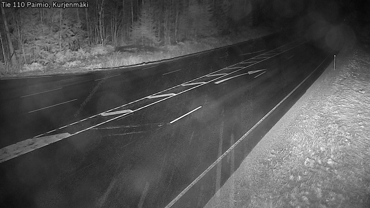 Weather Camera Image Väg 110 Paimio, Kurjenmäki, Paimio, Varsinais-Suomi