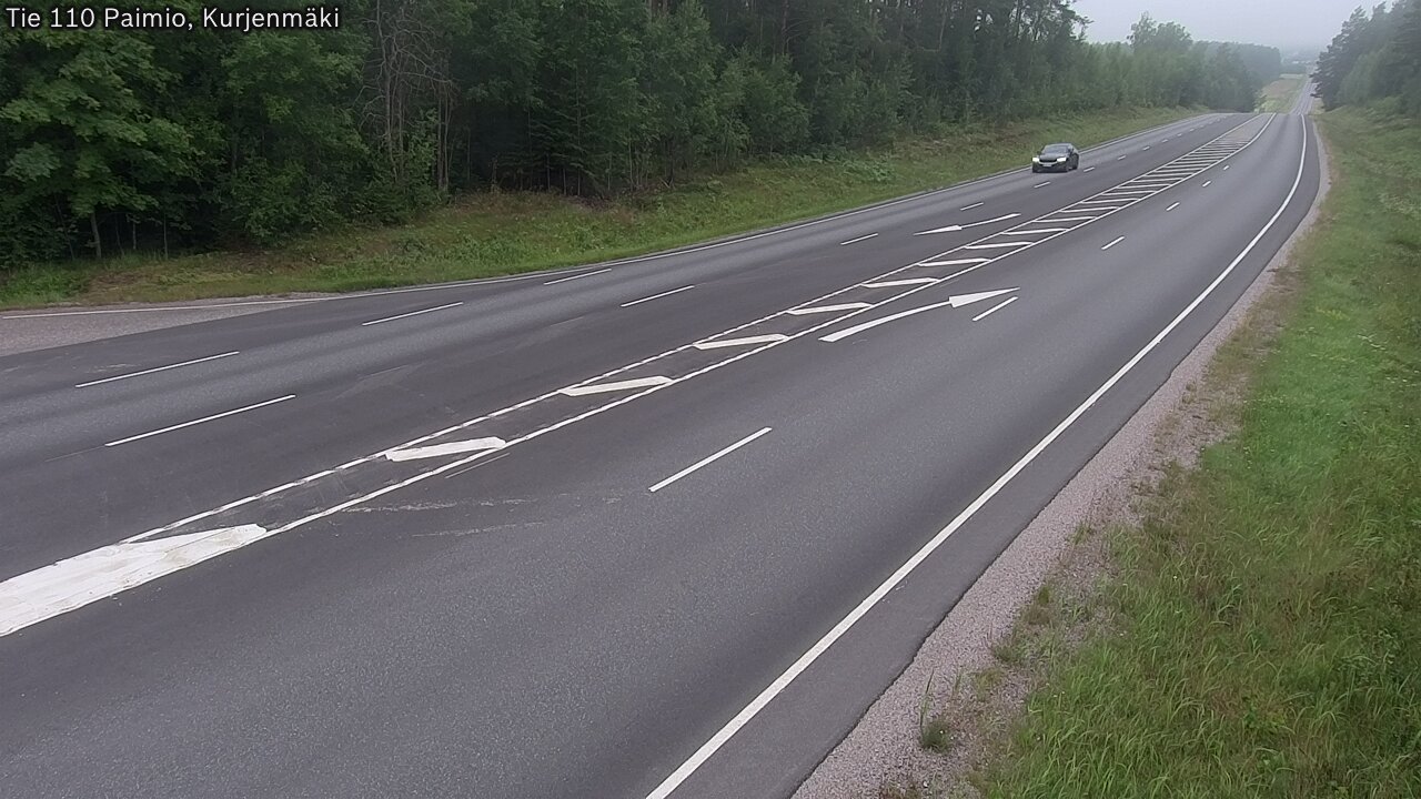 Weather Camera Image Road 110 Paimio, Kurjenmäki, Paimio, Varsinais-Suomi