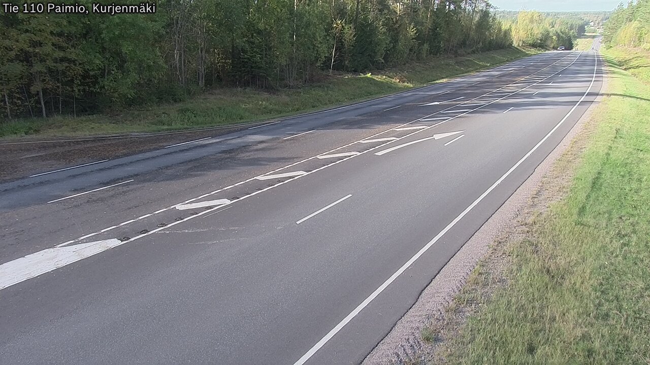 Weather Camera Image Road 110 Paimio, Kurjenmäki, Paimio, Varsinais-Suomi