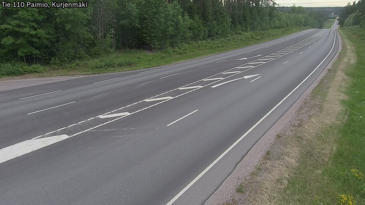 Kelikamerat Kuva Tie 110 Paimio, Kurjenmäki, Paimio, Varsinais-Suomi