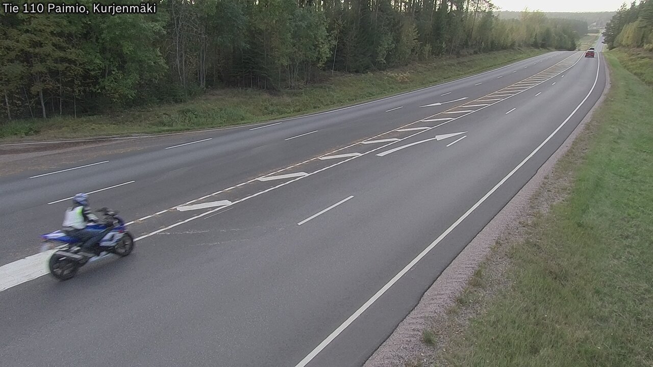 Weather Camera Image Väg 110 Paimio, Kurjenmäki, Paimio, Varsinais-Suomi
