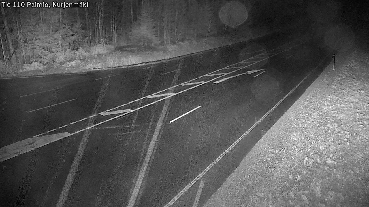 Weather Camera Image Väg 110 Paimio, Kurjenmäki, Paimio, Varsinais-Suomi