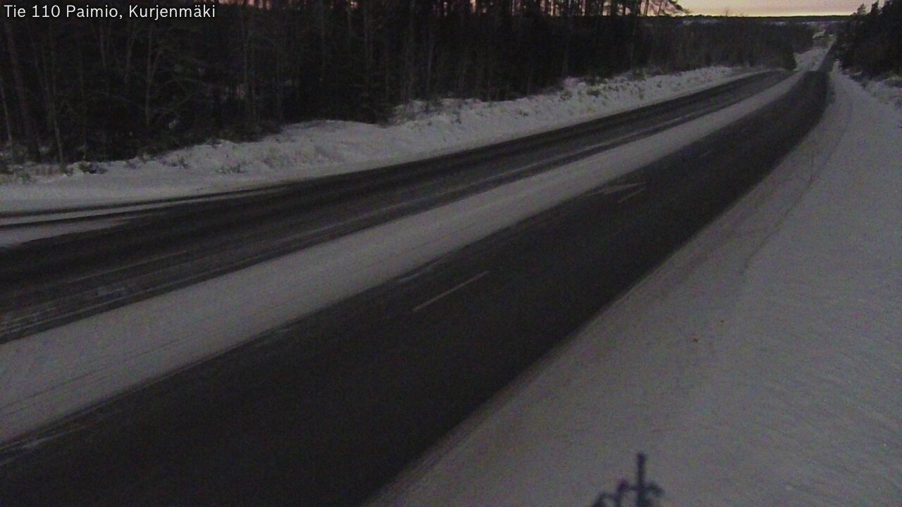 Weather Camera Image Road 110 Paimio, Kurjenmäki, Paimio, Varsinais-Suomi