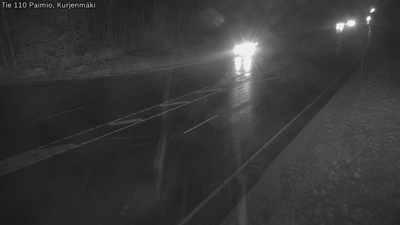 Weather Camera Image Väg 110 Paimio, Kurjenmäki, Paimio, Varsinais-Suomi