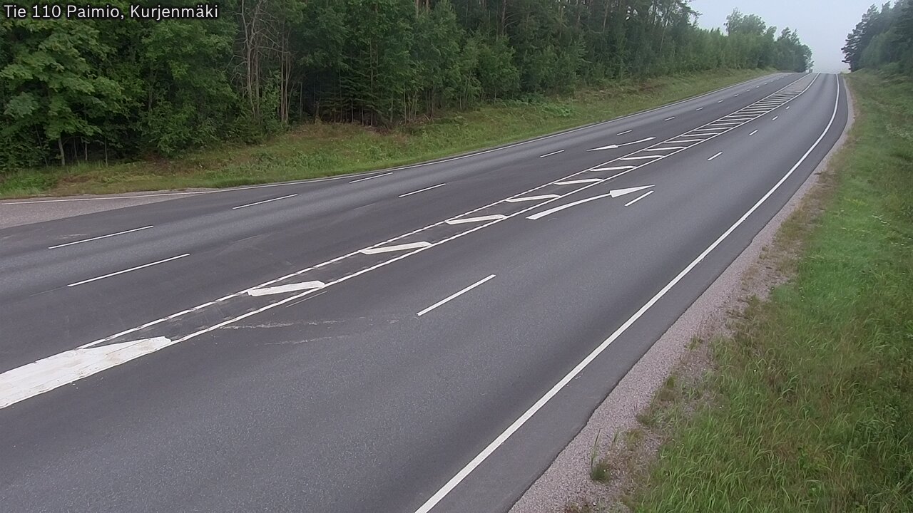 Weather Camera Image Väg 110 Paimio, Kurjenmäki, Paimio, Varsinais-Suomi