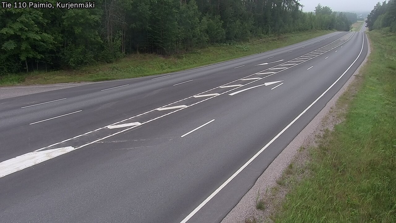 Weather Camera Image Road 110 Paimio, Kurjenmäki, Paimio, Varsinais-Suomi