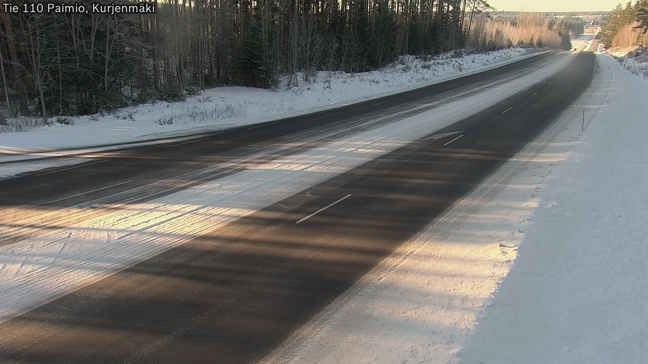 Weather Camera Image Road 110 Paimio, Kurjenmäki, Paimio, Varsinais-Suomi