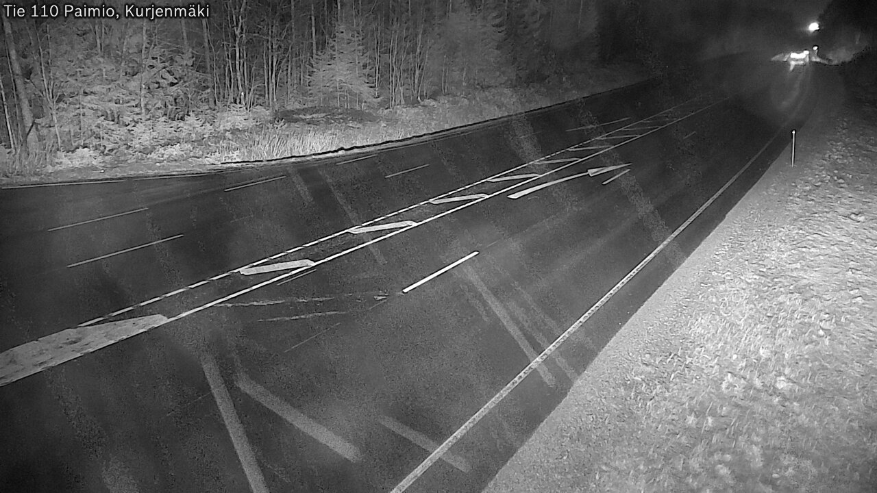 Weather Camera Image Väg 110 Paimio, Kurjenmäki, Paimio, Varsinais-Suomi