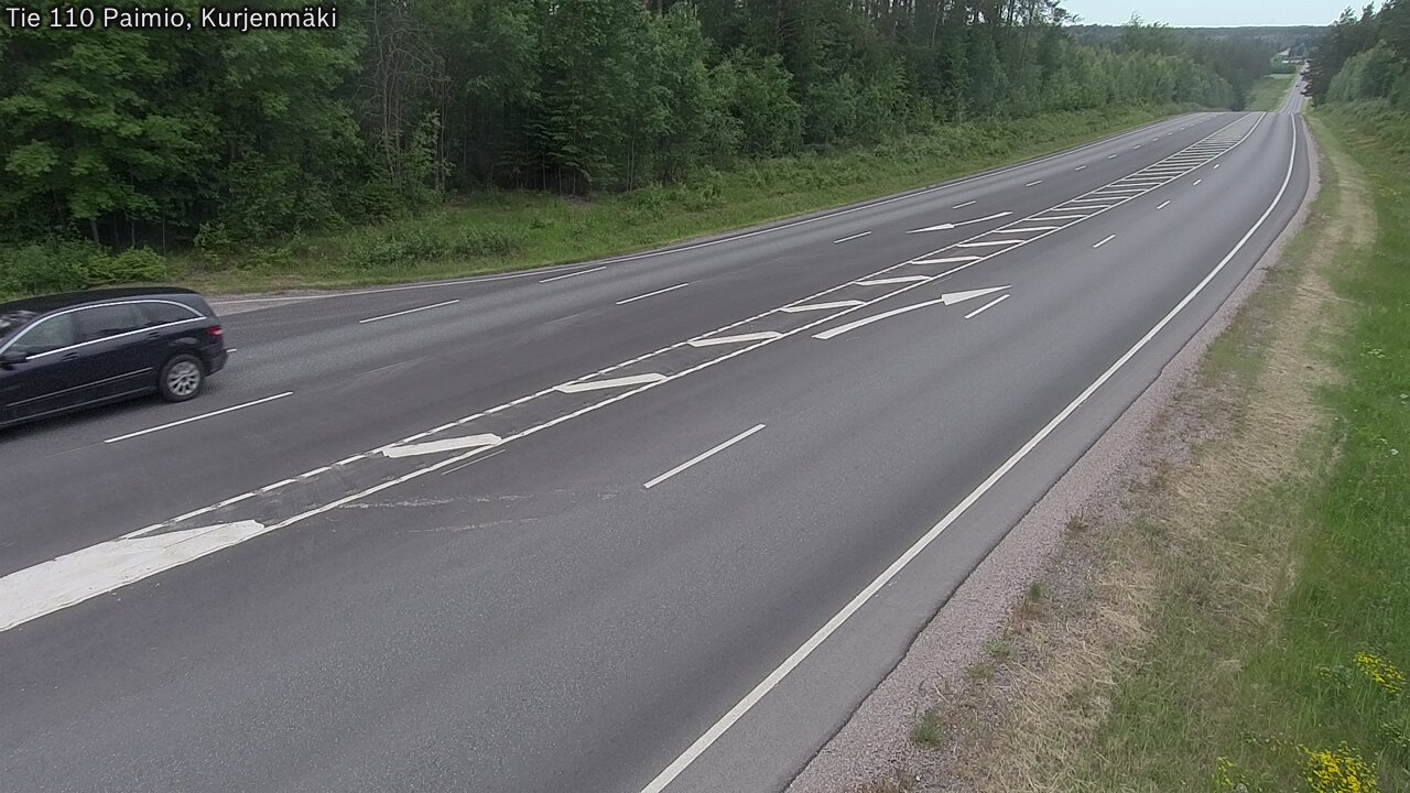 Weather Camera Image Road 110 Paimio, Kurjenmäki, Paimio, Varsinais-Suomi