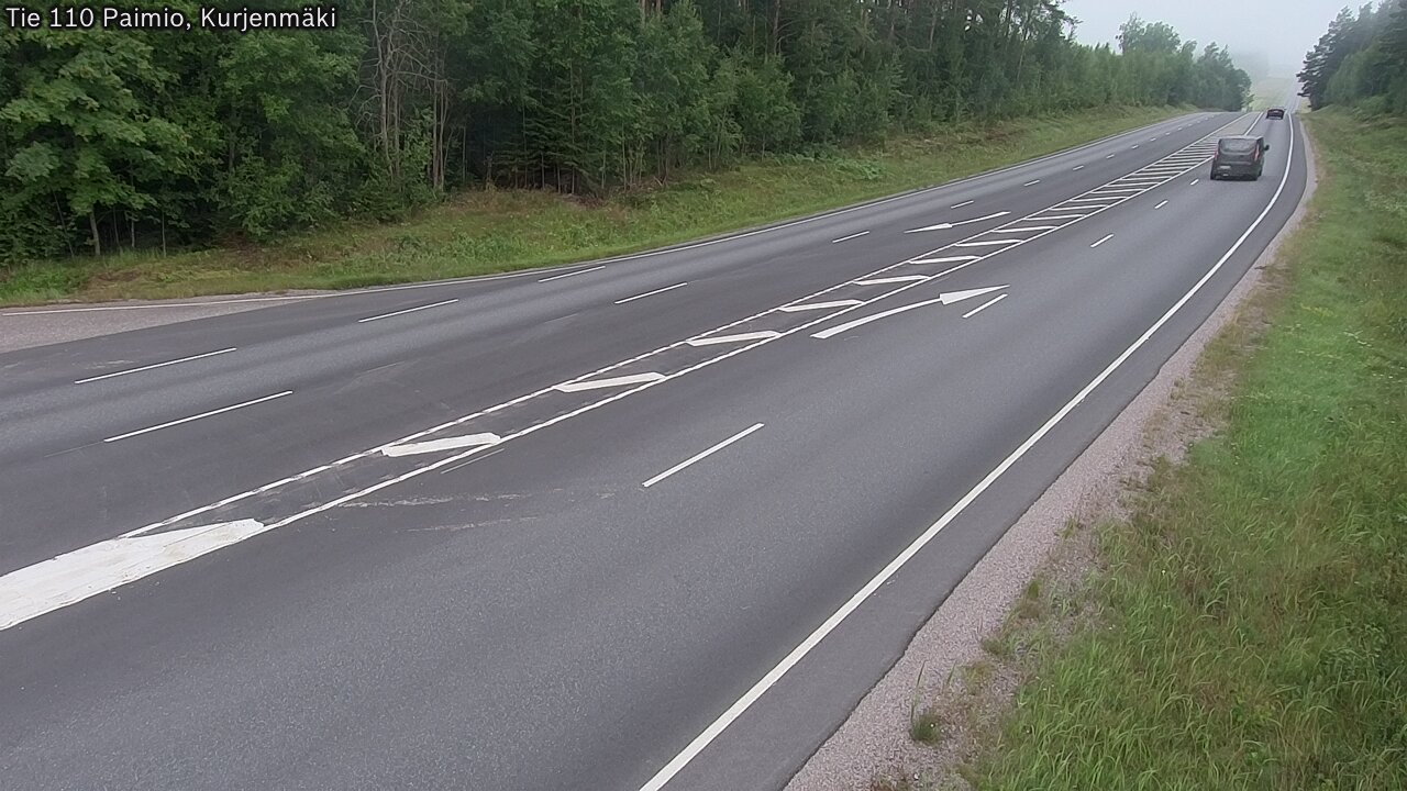 Weather Camera Image Väg 110 Paimio, Kurjenmäki, Paimio, Varsinais-Suomi