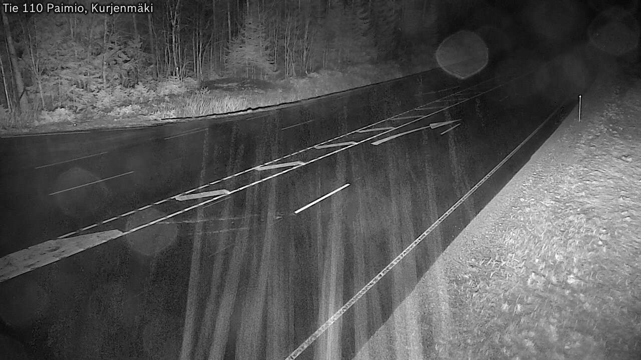 Weather Camera Image Väg 110 Paimio, Kurjenmäki, Paimio, Varsinais-Suomi
