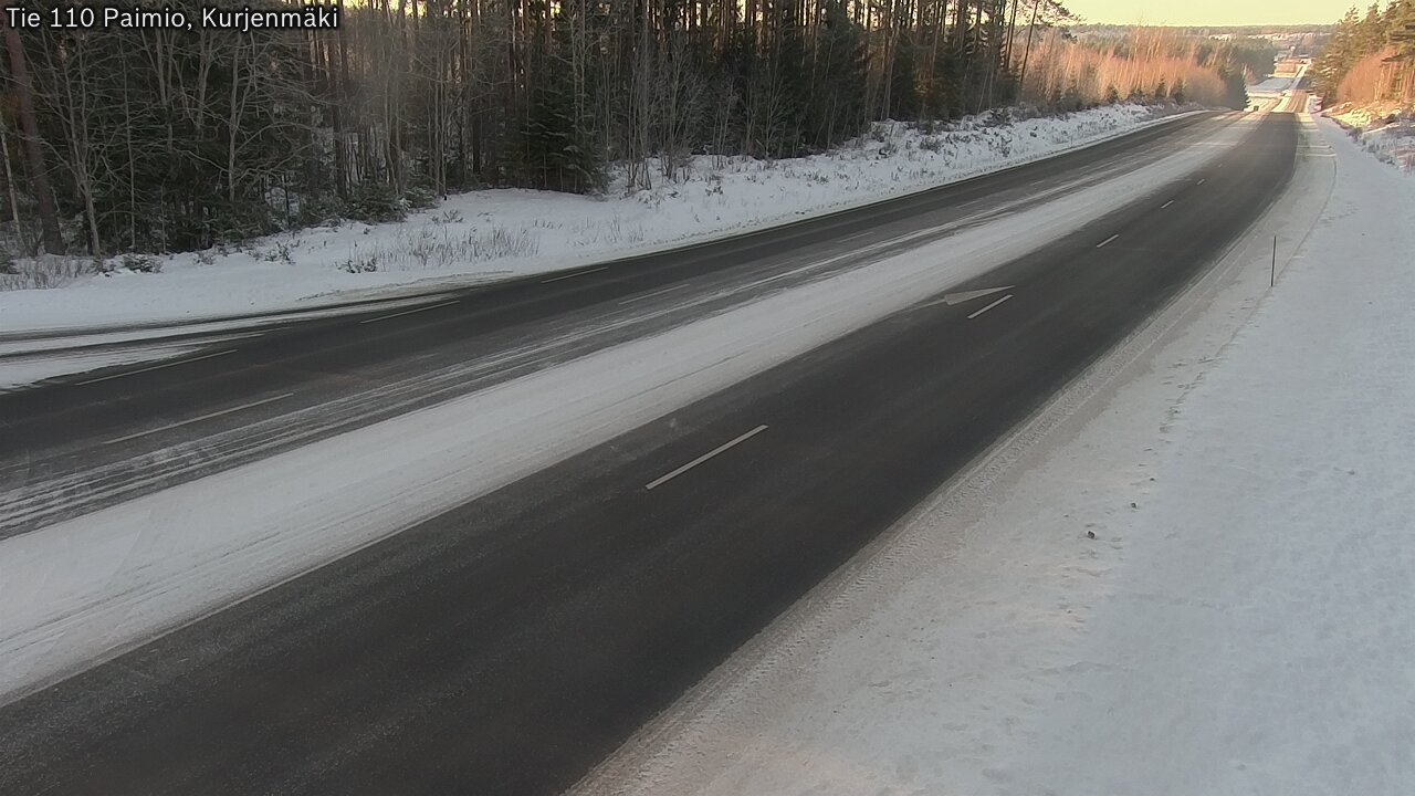 Weather Camera Image Road 110 Paimio, Kurjenmäki, Paimio, Varsinais-Suomi