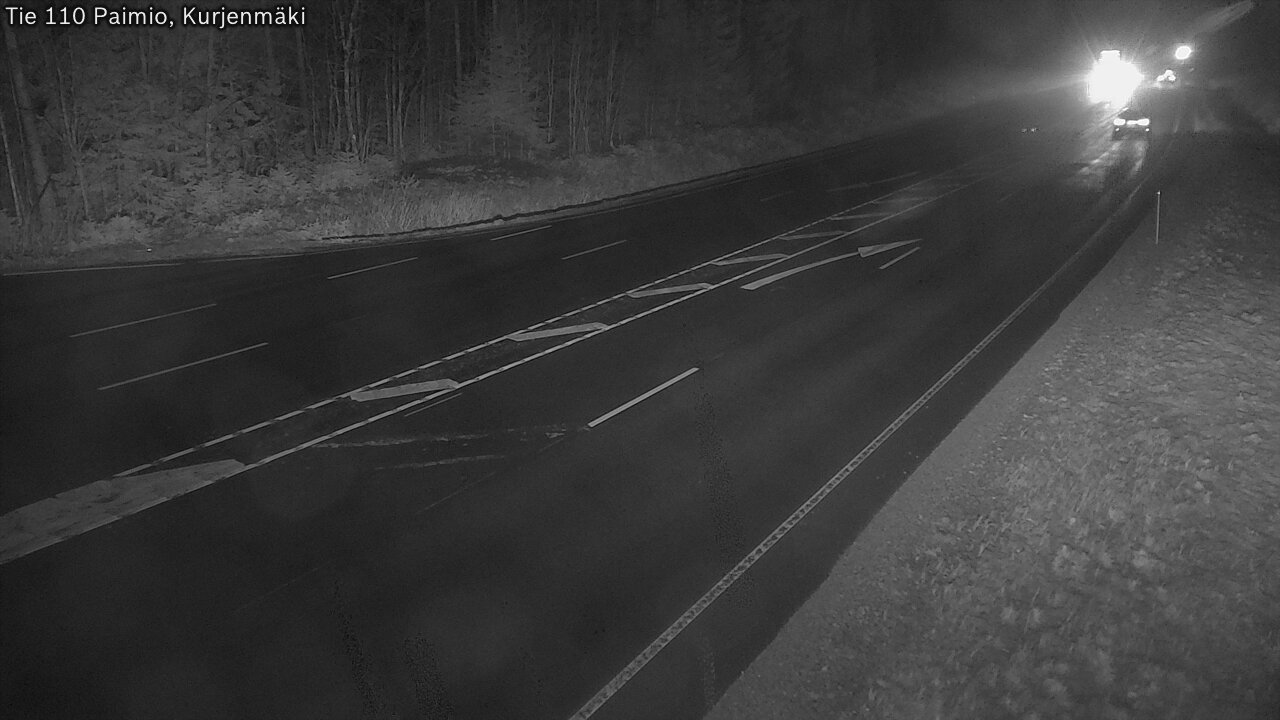 Weather Camera Image Väg 110 Paimio, Kurjenmäki, Paimio, Varsinais-Suomi