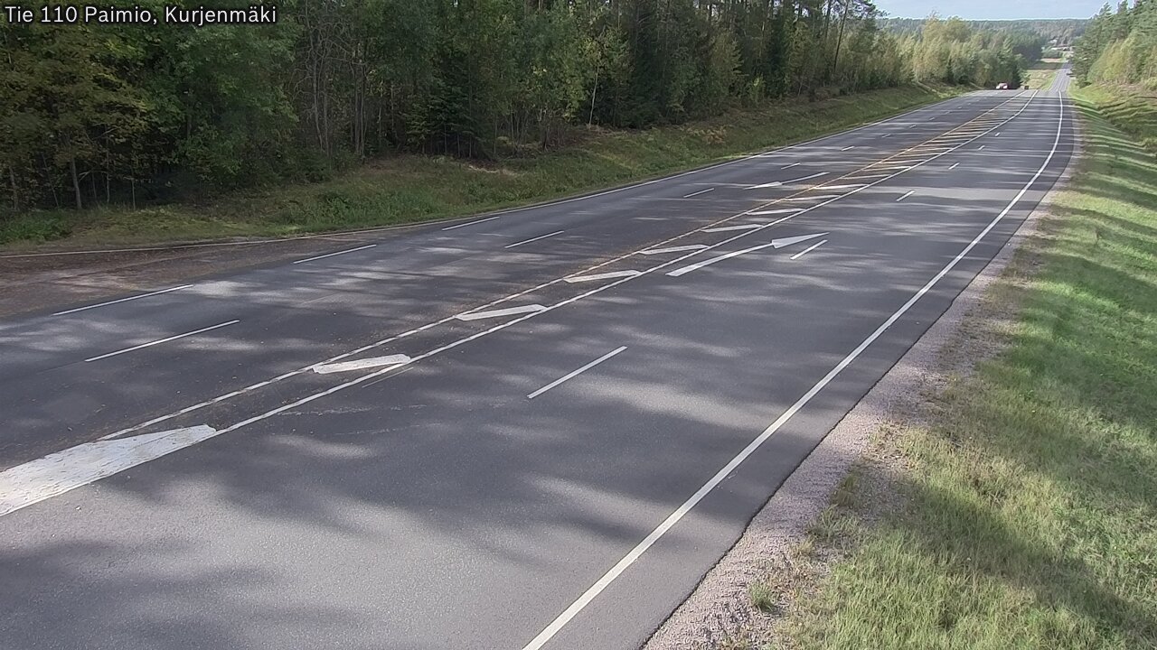 Weather Camera Image Väg 110 Paimio, Kurjenmäki, Paimio, Varsinais-Suomi