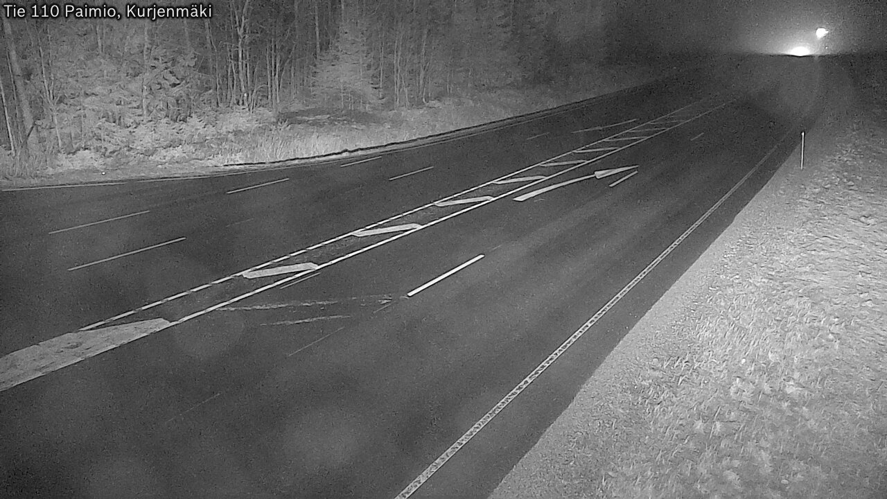 Weather Camera Image Väg 110 Paimio, Kurjenmäki, Paimio, Varsinais-Suomi