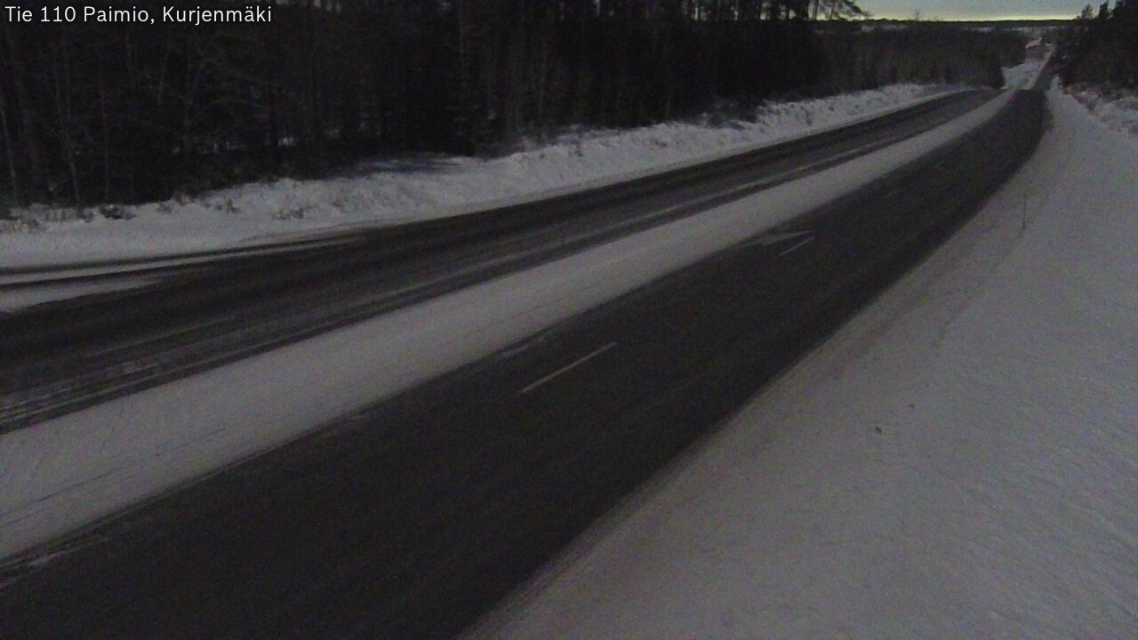 Weather Camera Image Väg 110 Paimio, Kurjenmäki, Paimio, Varsinais-Suomi