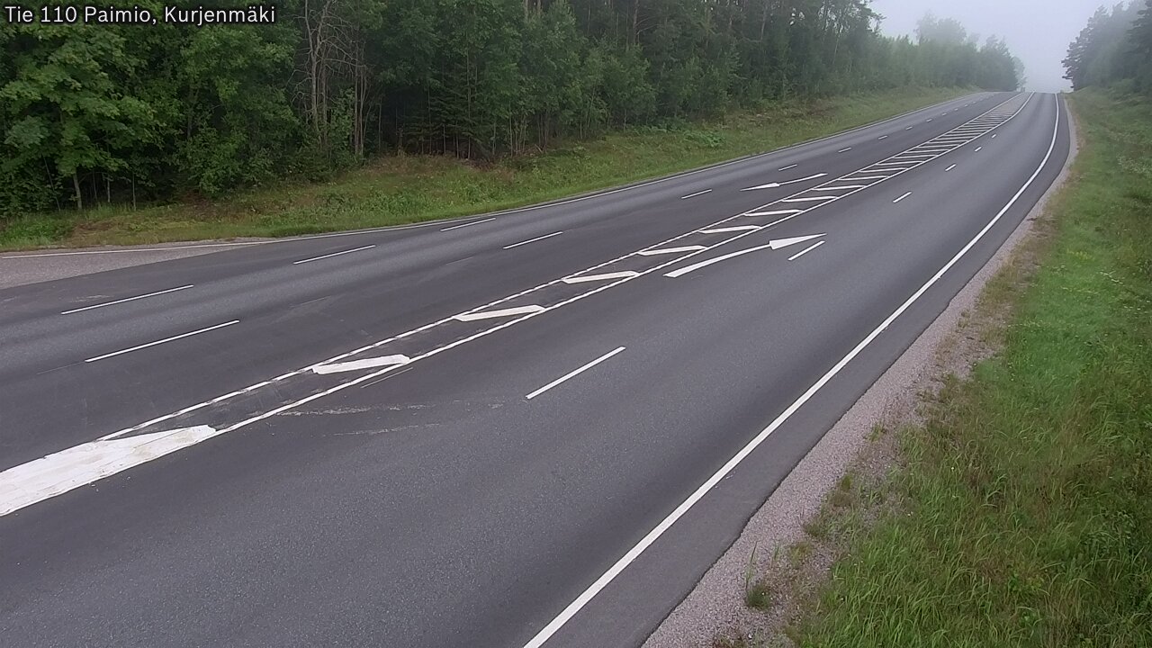 Weather Camera Image Väg 110 Paimio, Kurjenmäki, Paimio, Varsinais-Suomi