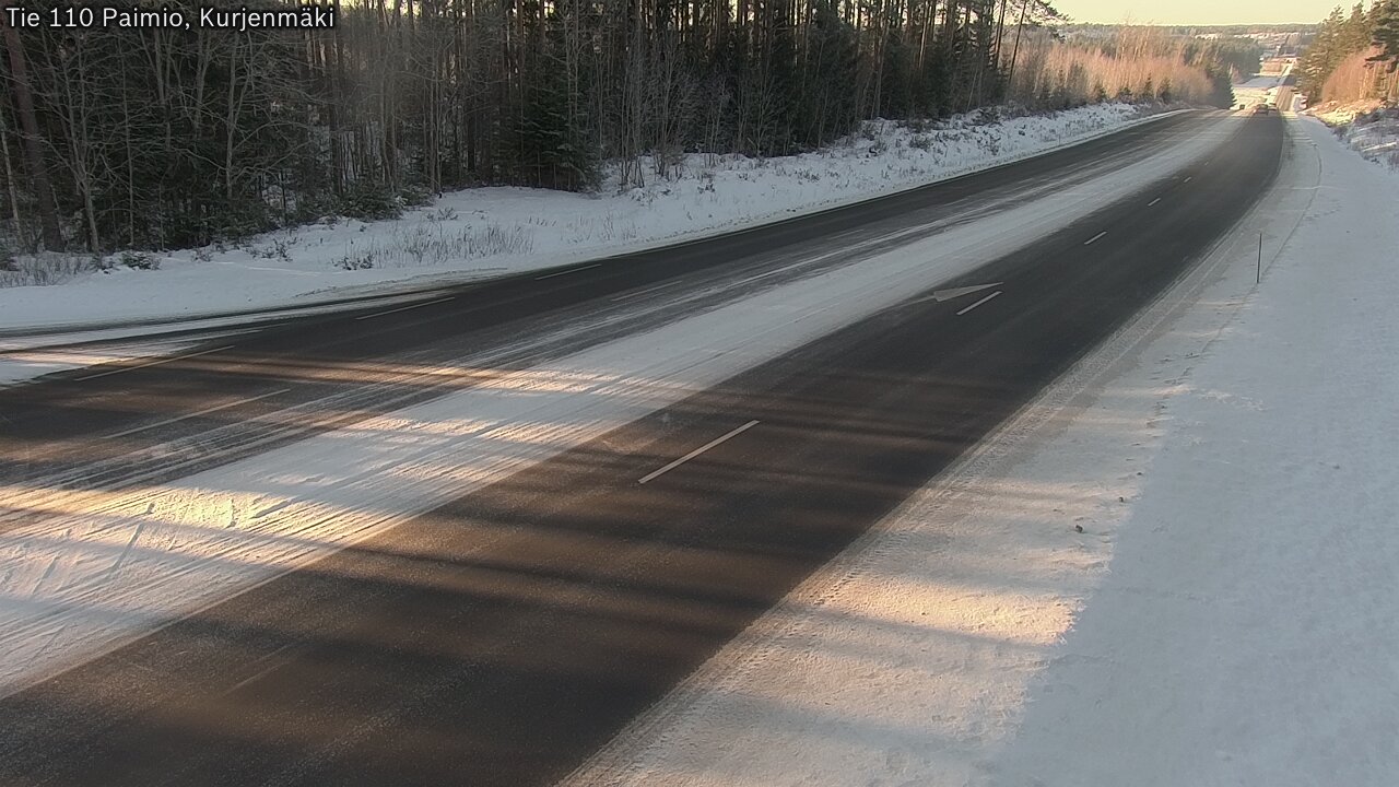 Weather Camera Image Road 110 Paimio, Kurjenmäki, Paimio, Varsinais-Suomi