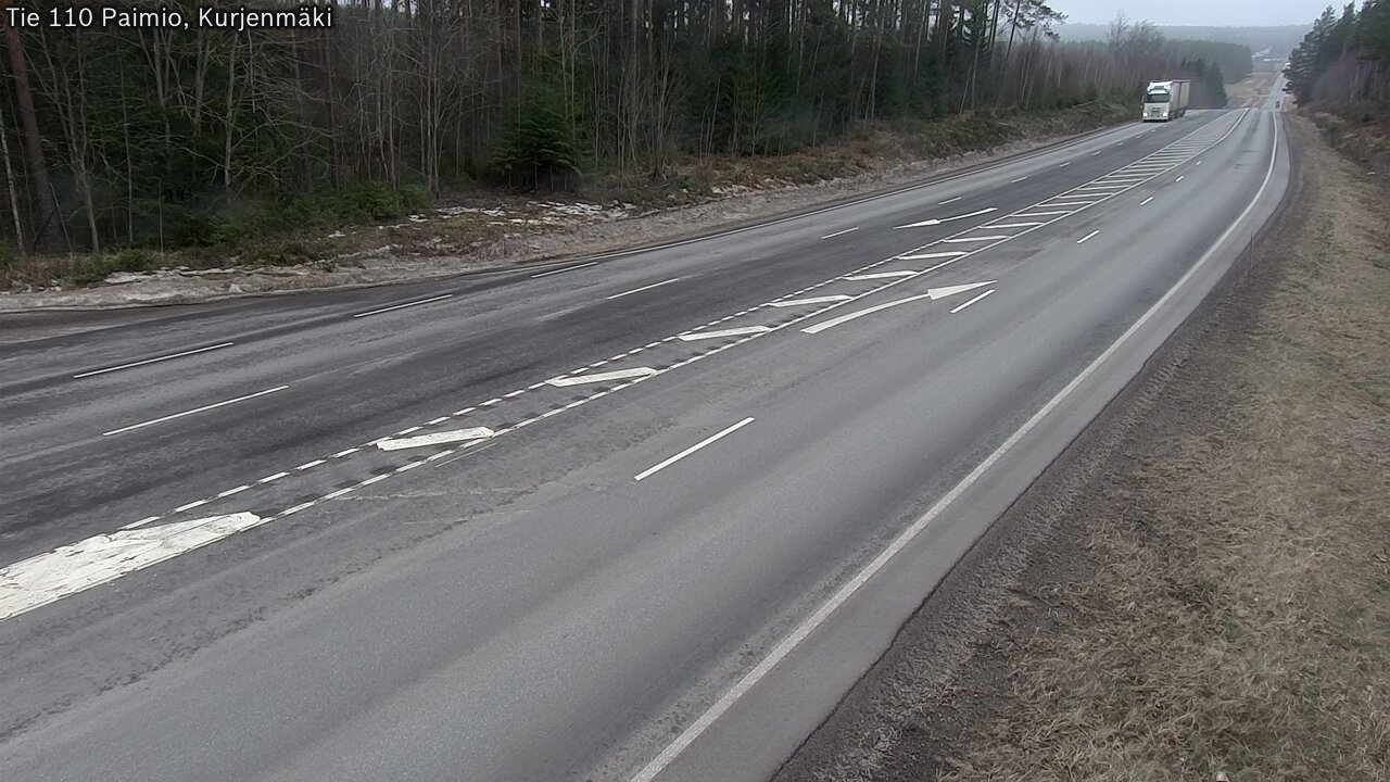 Weather Camera Image Road 110 Paimio, Kurjenmäki, Paimio, Varsinais-Suomi