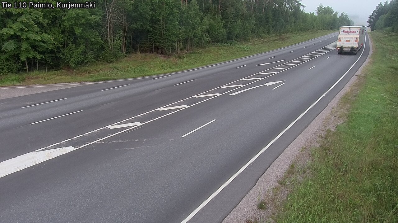 Weather Camera Image Väg 110 Paimio, Kurjenmäki, Paimio, Varsinais-Suomi