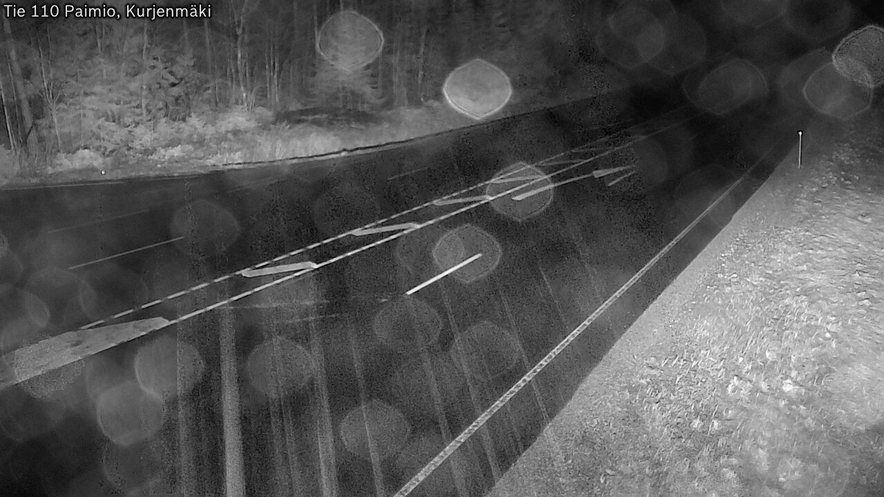 Weather Camera Image Väg 110 Paimio, Kurjenmäki, Paimio, Varsinais-Suomi