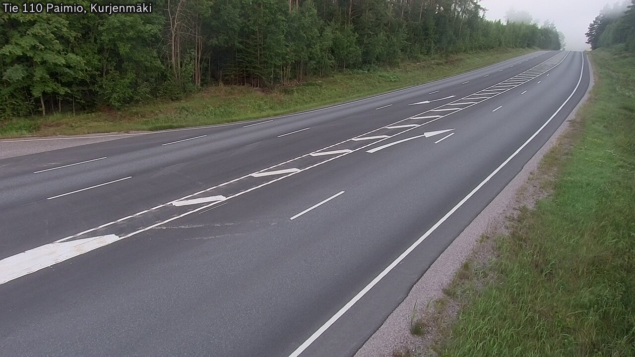 Weather Camera Image Väg 110 Paimio, Kurjenmäki, Paimio, Varsinais-Suomi