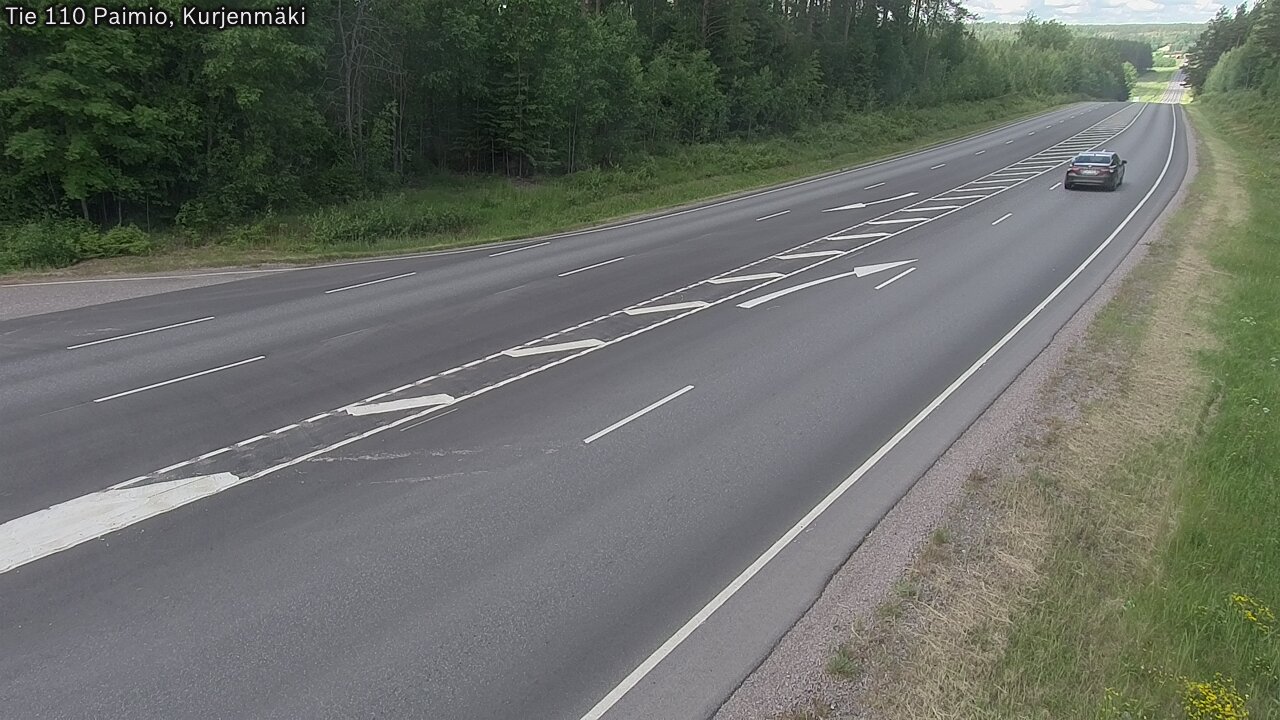 Kelikamerat Kuva Tie 110 Paimio, Kurjenmäki, Paimio, Varsinais-Suomi