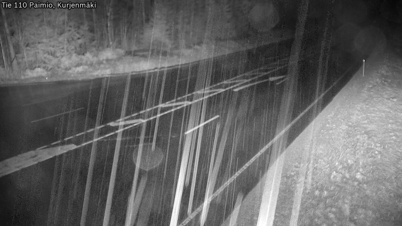 Weather Camera Image Väg 110 Paimio, Kurjenmäki, Paimio, Varsinais-Suomi